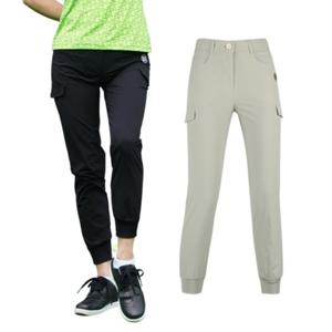 여성 여름 골프웨어 골프 편한 하프밴딩 조거팬츠 L030523W063