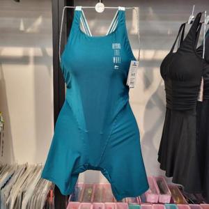 레노마스영복 HC04 폴리백+브라컵증정* 여성 솔리드 3부 반신수영복 / LF2C