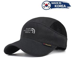 [지와이] 국내산 접이식 휴대용 스포츠 아웃도어 남자 등산 낚시 모자 초경량 샤크 볼캡 남성 자외선차단