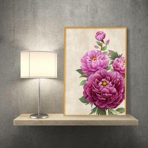 목단그림액자 풍수그림 돈들어오는 꽃그림 A3gdAL15 W2D50C8