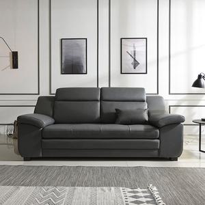 [삼익가구] 윌리엄 천연소가죽 3인용 소파(스툴제외)