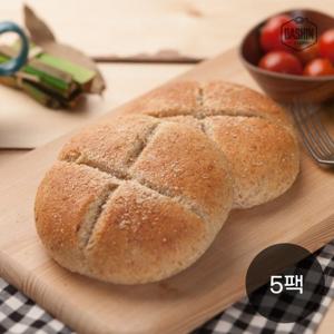 [다신샵] 당일제빵 천연발효 통밀빵 코코넛빵 5팩 / 발아통밀 수제 비건빵
