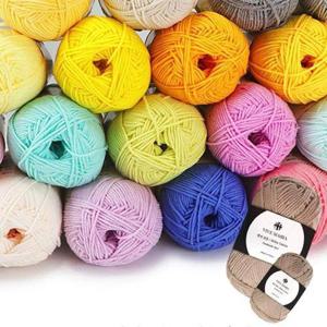 [XBJ86M7L_48]44종 밀키 뜨개실 가볍고 부드러운 실 인형