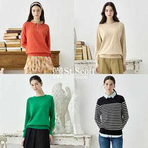 [St.Scott] 세인트 25SS 인견 블렌딩 치즈 니트 4종(여)