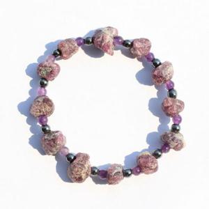 루비원석 자수정 보석팔찌 천연 원석팔찌 SB-200314