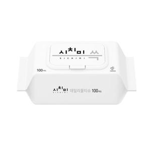 [시치미 쓱] 데일리 두거운 엠보싱 물티슈 캡형 10팩