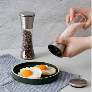 [임직원]홈앤하우스 그라인더 양념병 3P 200ml(스테인리스 후추,깨,소금 )