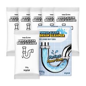 뷰카 파워클린 배수구 클리너 155g x 6개입