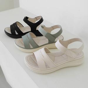 [정상가 149,000원] 엘칸토 여성 엣지 라인 경량 캐주얼 샌들 4cm LCWW57M426