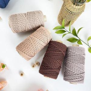 [BZI0J250_51]마크라메실 뜨개실 가방실 면로프 면실 48합