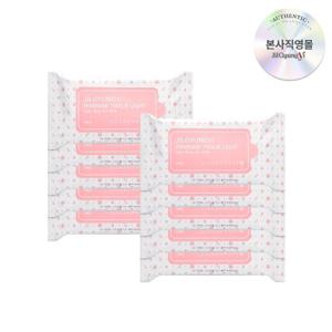 ★20% 앱적립★[질경이] 부드러운 엠보싱 원단의 휴대용 여성청결제 페미닌 티슈(10매입) x10개