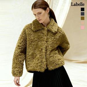 라벨르by신영모피 호주산 천연양모 컬링 자켓