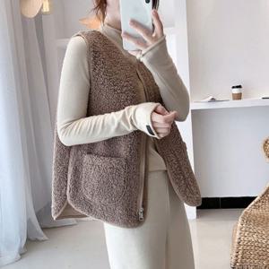 [양털소재] 여성 후리스 조끼 1P