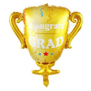 졸업식은박풍선 축하 트로피 라지 졸업 은박풍선