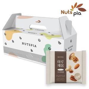 [넛츠피아] 하루채움 프리미엄 25봉 선물세트 견과류 하루견과 믹스넛
