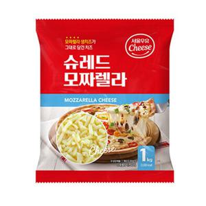 서울우유 슈레드 모짜렐라 피자 치즈 1kg