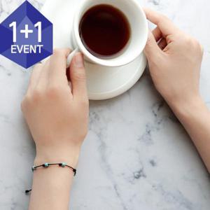 [제이로렌]제이로렌 00B0801 12월탄생석 터키석 실버볼 실팔찌