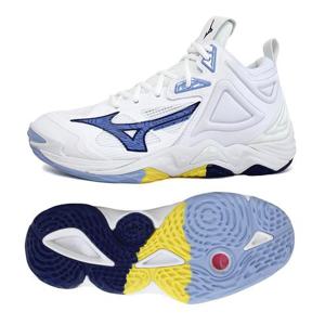 미즈노 웨이브 모멘텀3 미드 배구 남자 여자 배드민턴 배구 인도어화 체대입시화 화이트 V1GA2317-97