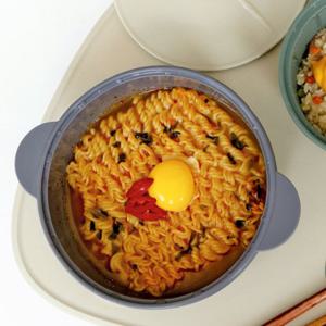 인콕 전자렌지전용 실리콘냄비 1200ml [대] 라면냄비