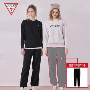 [게스언더웨어]게스(GUESS) 블랙에디션 기모 셋업 4종(여성)