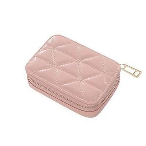 소가죽 미니 화장품 파우치 거울 탑재 립스틱 케이스 WFLDCTW