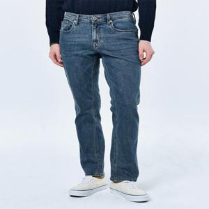 헤지스 남성 [시즌오프][SLIM] 중청 워싱 스트레치 데님  (HZPA5B251N2)