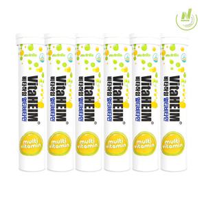 [비타하임(VitaHEIM)] 발포 멀티비타민(4,500mgX20정) -6통