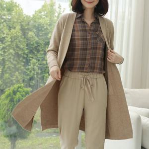 [웬디즈갤러리]바이엘 옆트임 롱 가디건 WCD009