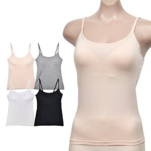 [피엔알]데일리 모달 일체형 캡 여성 끈런닝