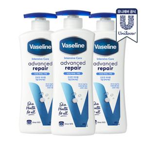 [무료배송] 바세린 어드밴스드 리페어 로션 400ml 3개