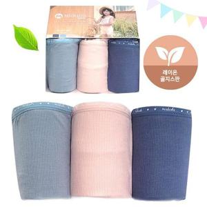 [제이코튼]new비쥬 여아사각팬티 3매 여아 속바지 초등 유아팬티세트