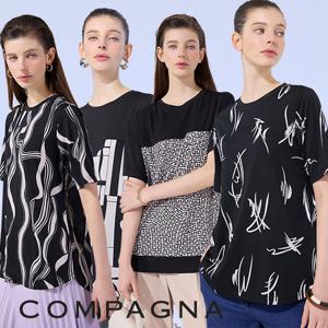 [꼼빠니아] 25SS 블랙에디션 시그니처 티블라우스 4종
