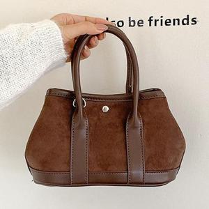 [라일리] Rly 여성 스웨이드 토트백 크로스백 미니 가방