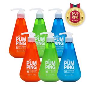 페리오 펌핑 치약 285g x 6개 (스피아민트/허브/시트러스) 택1