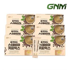 갤러리아_[당 없는 무설탕커피] GNM 스테비아 커피믹스 스틱 6박스 / 제로