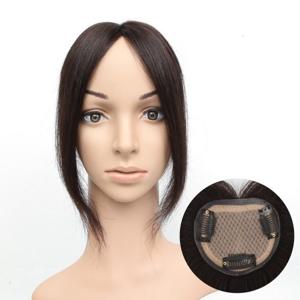 W2074 하트망 정수리가발 리얼두피 인모100 부분가발