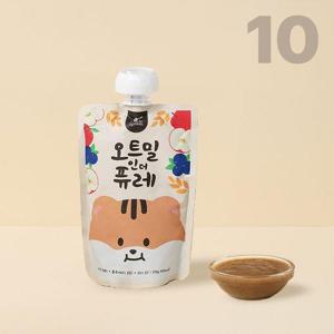 [리틀스푼]국산 오트밀 퓨레/ 오트밀 인 더 퓨레 10개 세트