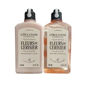 [LOCCITANE] 록시땅 체리 블라썸 바디케어 250ml (샤워 젤/바디 로션) Gift Set