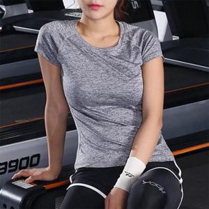 [다잇템]여자 스포츠 헬스 요가복 무지 반팔 티셔츠