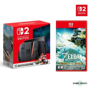 닌텐도 스위치 2 본체 마리오카트 월드 세트 + 젤다의 전설 왕국의 눈물