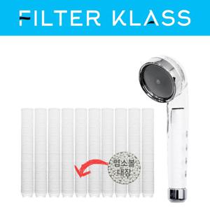 닥터피엘 샤워기 헤드 리필필터 호환필터 염소필터 10개