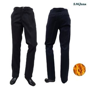 SMJ965 잔피엘 기모 정장바지 기본일자 남자 겨울바지 중년 신사바지