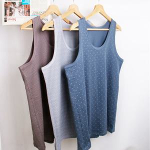 순면 남성 런닝세트 3매입 부드러운 데일리 면 런닝 스퀘어