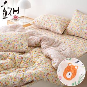귀염곰 옥수수솜 침구세트(SS) by효재
