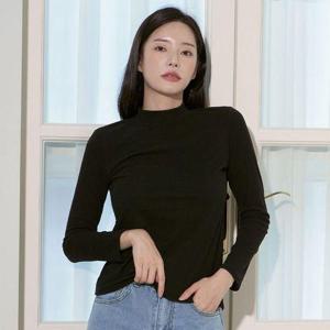 [버블돌]모스 기모 반폴라 여성내복 내의 상의 4colors