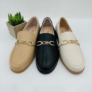 [무크]여성 메탈장식 로퍼 3color