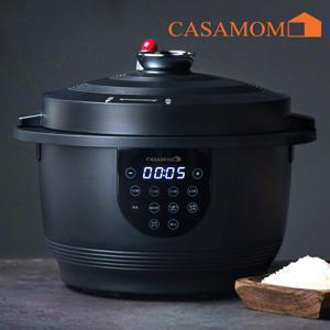 [까사맘] 전기 압력 가마솥 + 실리콘 패킹, 원터치 쌀통