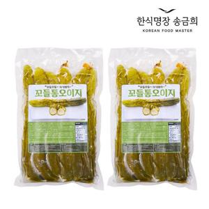 한식명장 송금희 반찬 국내산 통오이지 700g x 2개