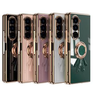 갤럭시Z 폴드7 케이스/F966 골든핏 솔리드 우주인 링케이스