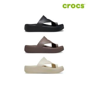 [크록스][크록스 정품] 겟어웨이 플랫폼 토우 루프 여성샌들 210834 3종 택1_22122919_680009